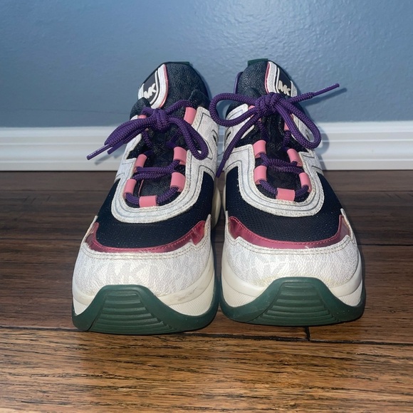 RARE Chunky y2k sneakers Michael Kors sneakers y2k style platform sneakers - Picture 7 of 11